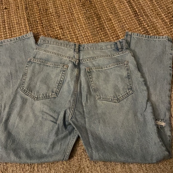 Reformation Cynthia High Rise Straight Cropped Jeans - Picture 12 of 12